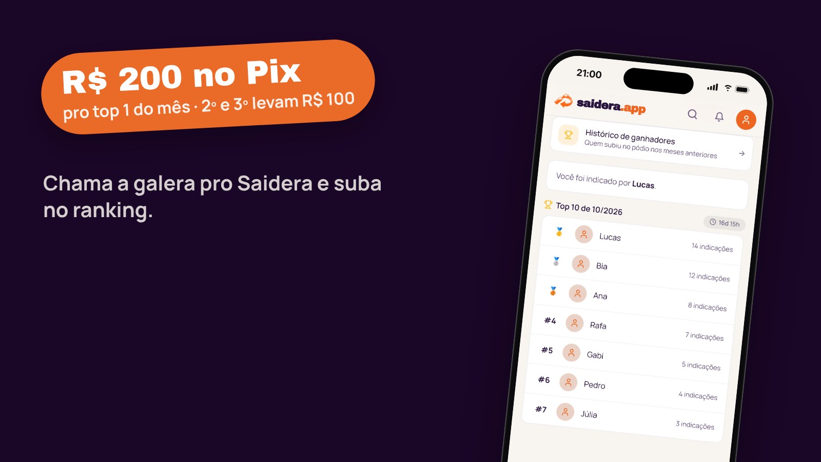 Seu rolê vale Pix